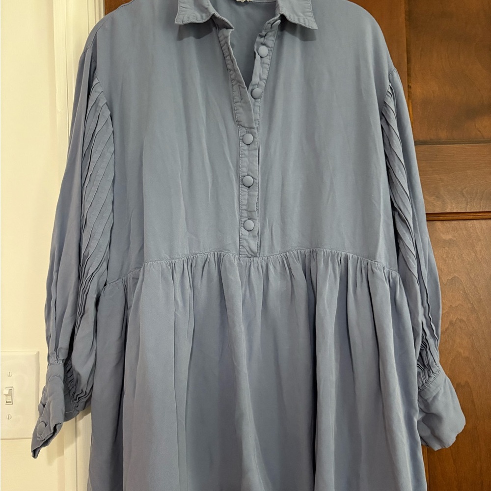 Free People Blue Mini Dress